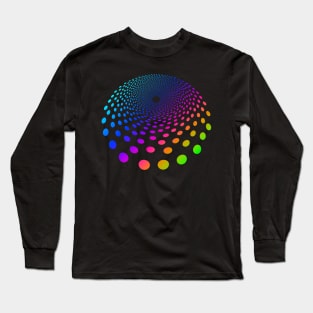 Circled Optical Illusion - #1 Long Sleeve T-Shirt